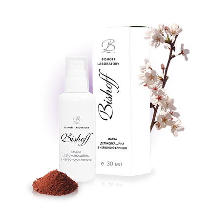 Маска Bishoff Детоксикуюча з червоною глиною 30 мл М3/30, фото 1