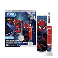 Електрична зубна щітка Oral-B D100.413.2K Kids Extra Soft Marvel Spider-Man с футляром