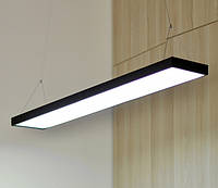 Светильник светодиодный Sign-48 подвесной линейный на тросах 48Вт 4200К черный