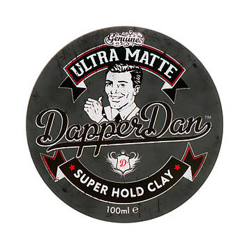 Ультраматова глина для укладання волосся Dapper Dan Ultra Matte Super Hold Clay, 100 мл