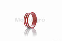 Шайба посадочная рулевой колонки (кольцо) вело алюминиевая, h10, d29 (красная) #QC-002