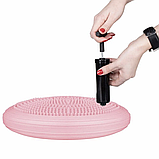 Балансувальна подушка Hop-Sport HS-R034BC рожева, фото 2