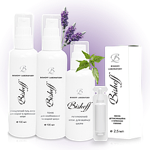 Набір Bishoff Базовий догляд для жирної шкіри на 1 місяць 100мл/100мл/30мл/2,5мл NB 3/100