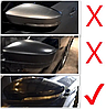 Накладки на дзеркала VW (Фольцваген) Passat B7/CC, Beetle, Jetta 6, Scirocco, EOS Чорний Глянець (стиль GTI), фото 8