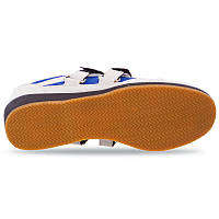 Штангетки обувь для тяжелой атлетики Zelart OB-1266 размер 44 (28см) белый-синий mr