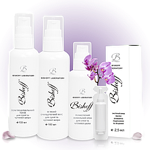 Набір Bishoff Базовий догляд для сухої шкіри на 1 місяць 100мл/100мл/30мл/2,5мл NB 4/100