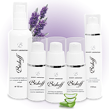 Набір Bishoff для омолодження жирної шкіри на 1 місяць 100мл/15мл/15мл/50мл/15мл  NO 1/100