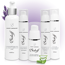 Набір Bishoff для омолодження жирної шкіри на 2 місяці 200мл/50мл/50мл/50мл/15мл NO 1/200