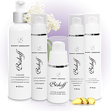 Набір Bishoff для омолодження нормальної шкіри на 2 місяці 200мл/50мл/50мл/50мл/15мл NO 2/200