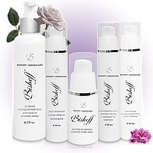 Набір Bishoff для омолодження сухої шкіри на 2 місяці 200мл/50мл/50мл/50мл/15мл NO 3/200