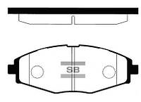 Колодки гальмівні дискові ПЕРЕДН GM DAEWOO MATIZ 0,8 1,1 05- LANOS 1,5 99- R13 SP1086