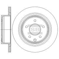 Диск гальмівний ЗАДН NISSAN QASHQAI 1.6-2.0DCI 07-,X-TRAIL 2.0-2.5 01-;RENAULT KOLEOS 2.0DCI 2.5 08- SD4241