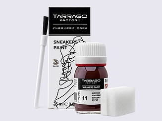 Фарба для кросівок бордовий Tarrago Sneakers Paint, 25 мл,TNC01(11)