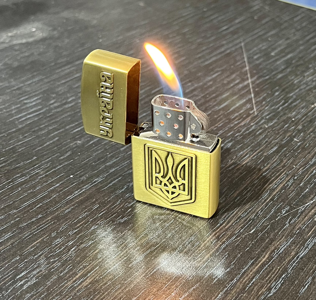 Зажигалка подарочная zippo в коробке Украина - фото 3 - id-p1973447574