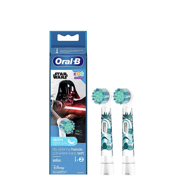 Насадки на зубні щітки Oral-B EB10S Extra Soft Star Wars дитячі (2 шт.)