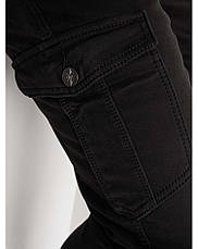 Жіночі зимові джинси на флісі з накладними кишенями "карго" стрейчеві FANGSIDA, Туреччина, фото 3