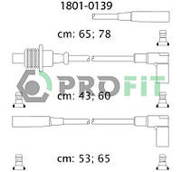 Комплект кабелів високовольтних CITROEN BX 82-94, PEUGEOT 205, 309, 405 85-98 1801-0139