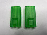 Резинки подножек водителя Delta (силиконовые, зеленые) EVO