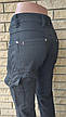 Жіночі зимові джинси на флісі з накладними кишенями "карго" стрейчеві FANGSIDA, Туреччина, фото 10