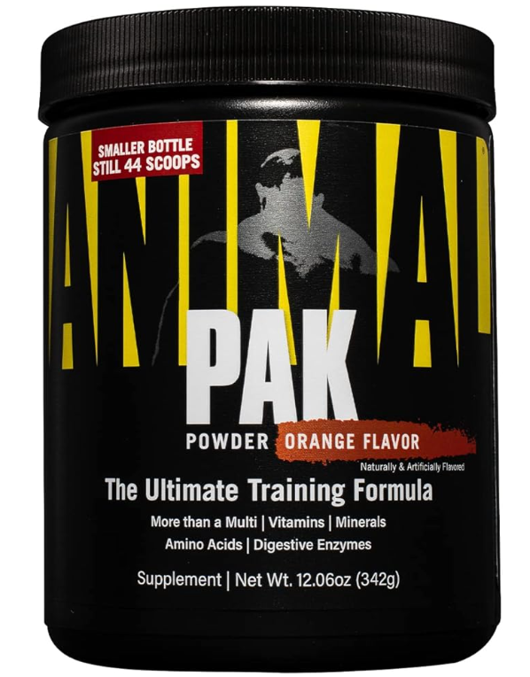 Вітаміни Animal Pak Powder Orange Crushed Flavour Universal Nutrition 295 г - фото 1 - id-p920977759