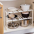 Багатофункціональна кухонна полиця для посуду, фото 5