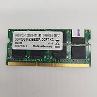 Оперативна пам'ять для ноутбука Swissbit SODIMM DDR3 8Gb 1600MHz 12800S CL11 (SGN08G64B3BB2SA-DCRT-KC) Б/В