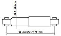Амортизатор газомасляний FIAT/PSA FIAT DUCATO 250/PEUGEOT BOXER III/CITROEN JUMPER III 3450003