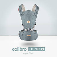 Эрго-рюкзак для малыша от 3 месяцев Colibro Honey Cool, 12 вариантов ношения, 3 консфигурации, голубой