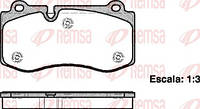 Колодки гальмівні дискові ПЕРЕДН MERCEDES BENZ CLS 2006 -, E-CLASS 2004 - 2009, S-CLASS 2005 -, SL 200 1202.00