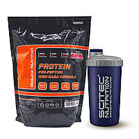 2 кг. Сывороточный протеин для мышц и набора веса + шейкер GS
