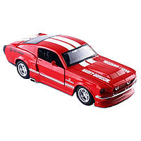 Машинка металлическая детская Ford Mustang Автопром Красный