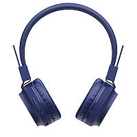 Беспроводные Bluetooth наушники Hoco W25 Promise (12h, BT5.0) Blue