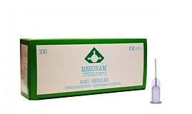 Mesoram 30G 0.30*25 mm EXTW голки для мезотерапії  для філера (надтонка стінка)