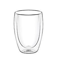 WL-888732 Посуд скляний "Wilmax" hermo cклянка з подвійним дном 250мл