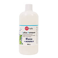 Лужний пілінг для педикюру 500 мл Засіб для розм'якшення огрубілої шкіри стоп (м'ята + ментол), Callus Remover