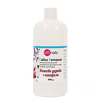 Лужний пілінг для педикюру 500 мл Засіб для розм'якшення огрубілої шкіри стоп (рожеве дерево + мигдаль)