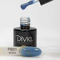 Divia Цветное базовое покрытие с золотой поталью Potal Color Base №PB01