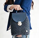 Набір шкіряної фурнітури для рюкзака Standart 3 без затяжки, натуральна шкіра, фото 2