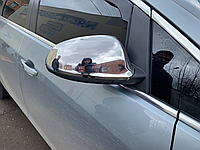 Накладки на зеркала OmsaLine для Opel Astra J 2010+ Хром зеркал Опель Астра Джи нержавейка 2шт