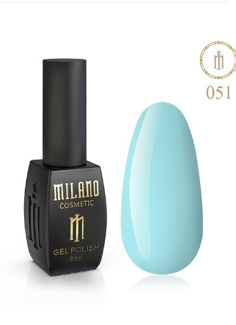 ГЕЛЬ ЛАК MILANO 8 МЛ № 051 гелевий лак для манікюру для LED лампи красивий манікюр
