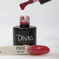 Divia Цветное базовое покрытие с золотой поталью Potal Color Base №PB06