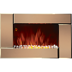 Електрокамін з обігрівом Electrolux EFP/W-2000S Bronze зі звуком