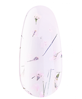 Kodi Professional Гель сухоцветом Flower Gel №02 (Прозрачный с розовым оттенком), 4 мл