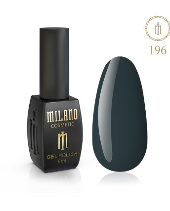 ГЕЛЬ ЛАК MILANO 8 МЛ № 196 гелевий лак для манікюру для LED лампи красивий манікюр, фото 1