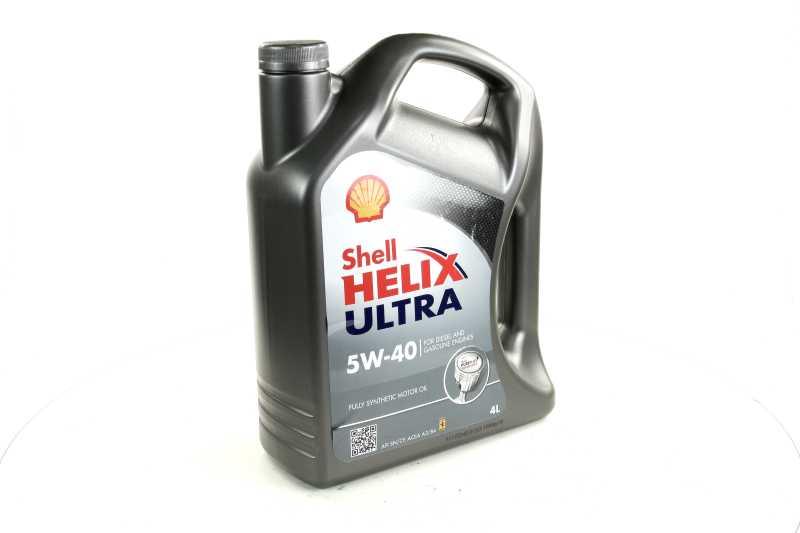 Олива моторна SHELL Helix Ultra SAE 5W-40 (Каністра 4л)