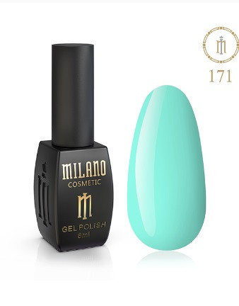 ГЕЛЬ ЛАК MILANO 8 МЛ № 171 гелевий лак для манікюру для LED лампи красивий манікюр, фото 1