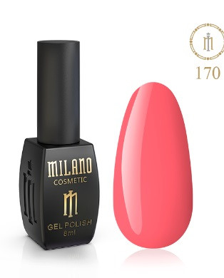 ГЕЛЬ ЛАК MILANO 8 МЛ № 170 гелевий лак для манікюру для LED лампи красивий манікюр, фото 1