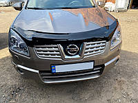 Дефлектор капота для Nissan Qashqai 2007-2010 гг (EuroCap, Мухобойка) | Автомобильные дефлекторы