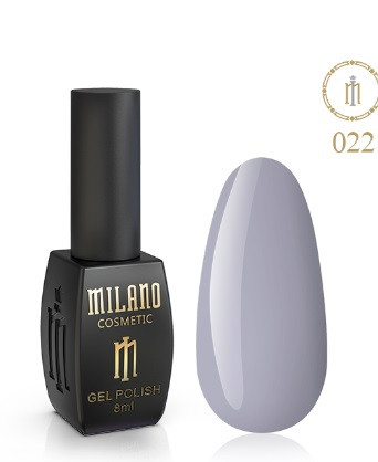 ГЕЛЬ ЛАК MILANO 8 МЛ №022 лак для манікюру для LED лампи красивий манікюр