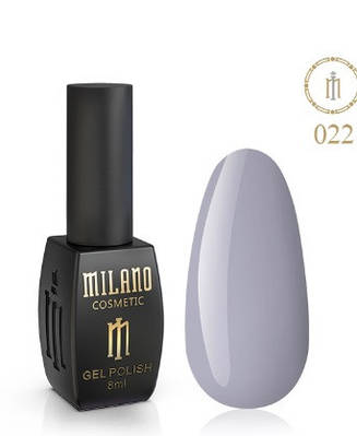 ГЕЛЬ ЛАК MILANO 8 МЛ №022 лак для манікюру для LED лампи красивий манікюр